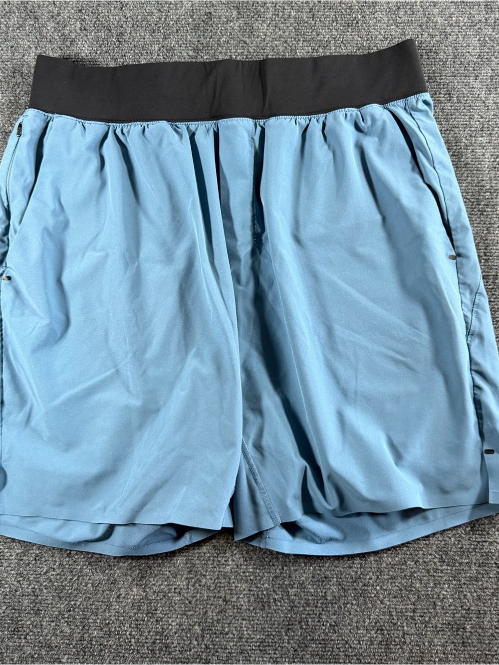 Abercrombie & FItch YPB MotionTEK 7" Unlined Training Shorts Men's Size L Blue